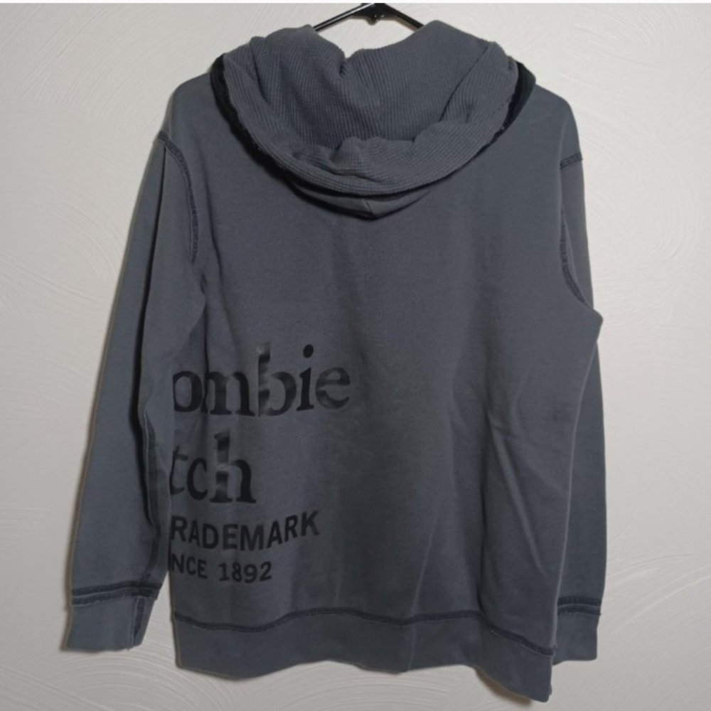 Abercrombie & Fitch Womens Hooded Sweatshirt, Gray - Picture 2 of 4